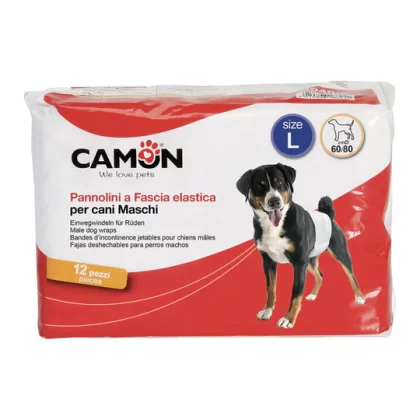 Camon | Pannolini a Fascia Elastica per Cani Maschi